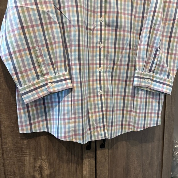 L.L. Bean Women’s 2X Plaid Button Down Shirt Wrinkle Free Top - Picture 6 of 11